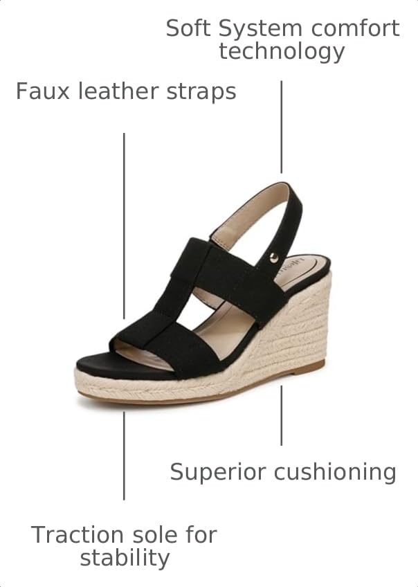 LifeStride LifeStride Womens Tallulah Espadrille Wedge Sandal Platino Gold 7 MLifeStride Womens Tallulah Espadrille Wedge Sandal Platino Gold 7 M open box