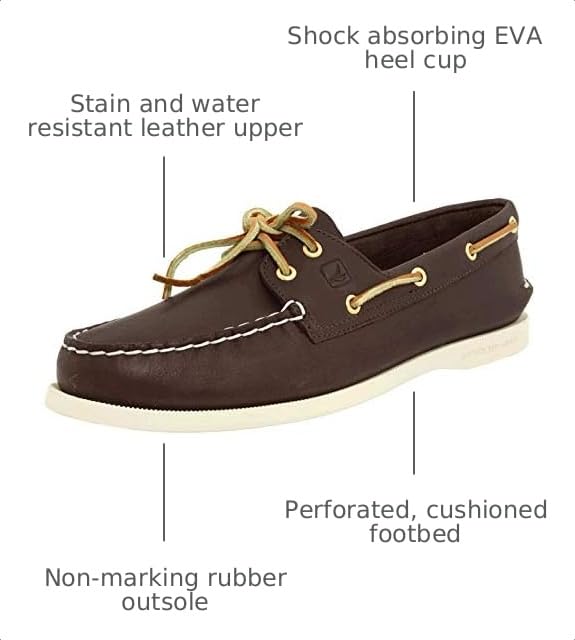 Sperry Women's Authentic Original™ 2-Eye Boat Shoe, Brown, 9Sperry Women's Authentic Original™ 2-Eye Boat Shoe, Brown, 9