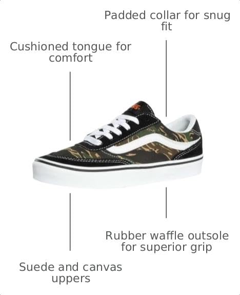 Vans Men's Brooklyn LS Shoe - Low-Top Sneakers for Everyday Wear, Walking, Work & Fashion, Canvas Black/Black, 9Vans Men's Brooklyn LS Shoe - Low-Top Sneakers for Everyday Wear, Walking, Work… open box