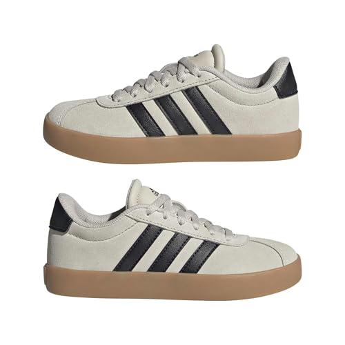 Adidas Unisex-Kids VL Court 3.0, White/Black/Grey, 6Adidas Unisex-Kids VL Court 3.0, White/Black/Grey, 6