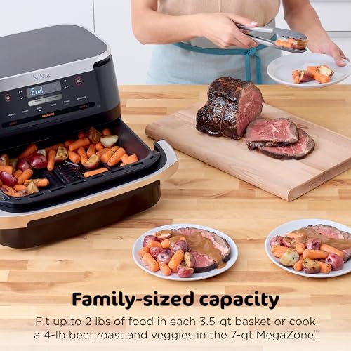 Ninja | Air Fryer | Finish Cooking Multiple Foods at the Same Time