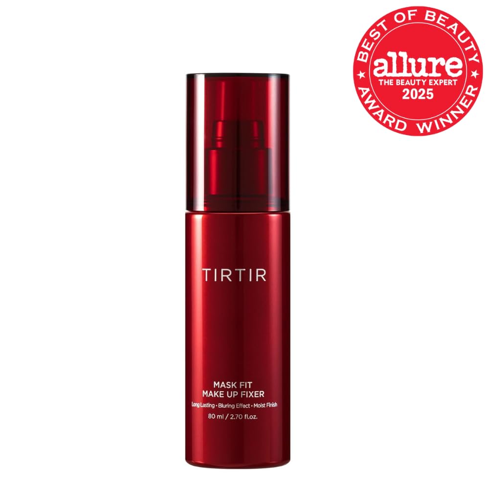 TIRTIR Waterproof Setting Spray – 24 Hour Long Lasting Fix, Sweatproof Water Resistant Makeup Finisher – Ethanol Free, Semi Matte Finish for Oily Skin – Korean Makeup Fixer