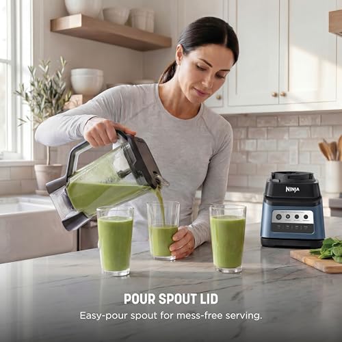 Ninja Professional Plus Blender with Auto-iQ | Smoothie and Ice Cream Maker, Frozen Drink Mixer, Margarita Machine | Total Crushing Pitcher