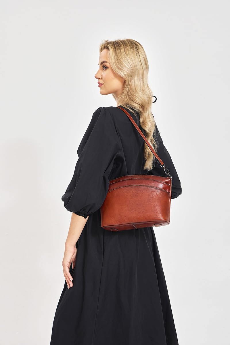 Genuine Leather Purses for Women Vintage Crossbody Bags for Women Hand Bags Women's Shoulder Handbags | Genuine Leather