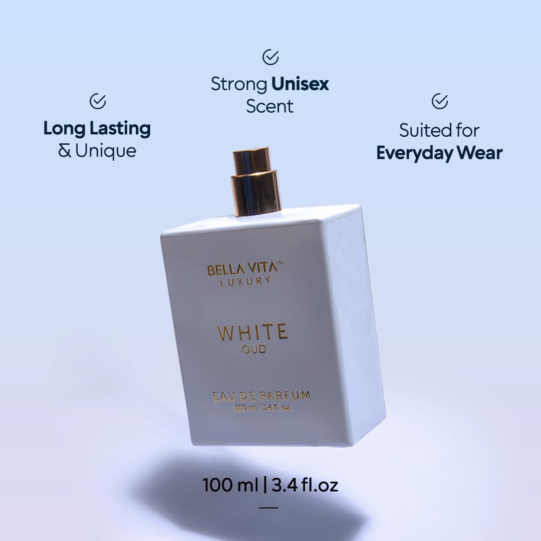 Bellavita Luxury Honey Oud Eau de Parfum | 100 ml (3.4 fl.oz.) | Perfume for Men and Women | Sweet Honey, Bergamot, Oud, and Amber Notes | Women's Day Special