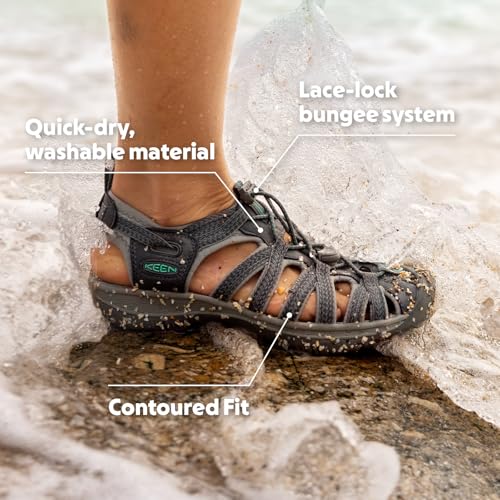 KEEN Women's Whisper Closed Toe Durable Comfortable Easy On Washable Adventure SandalsKEEN Women's Whisper Closed Toe Durable Comfortable Easy On Washable Adventure S… 7.5