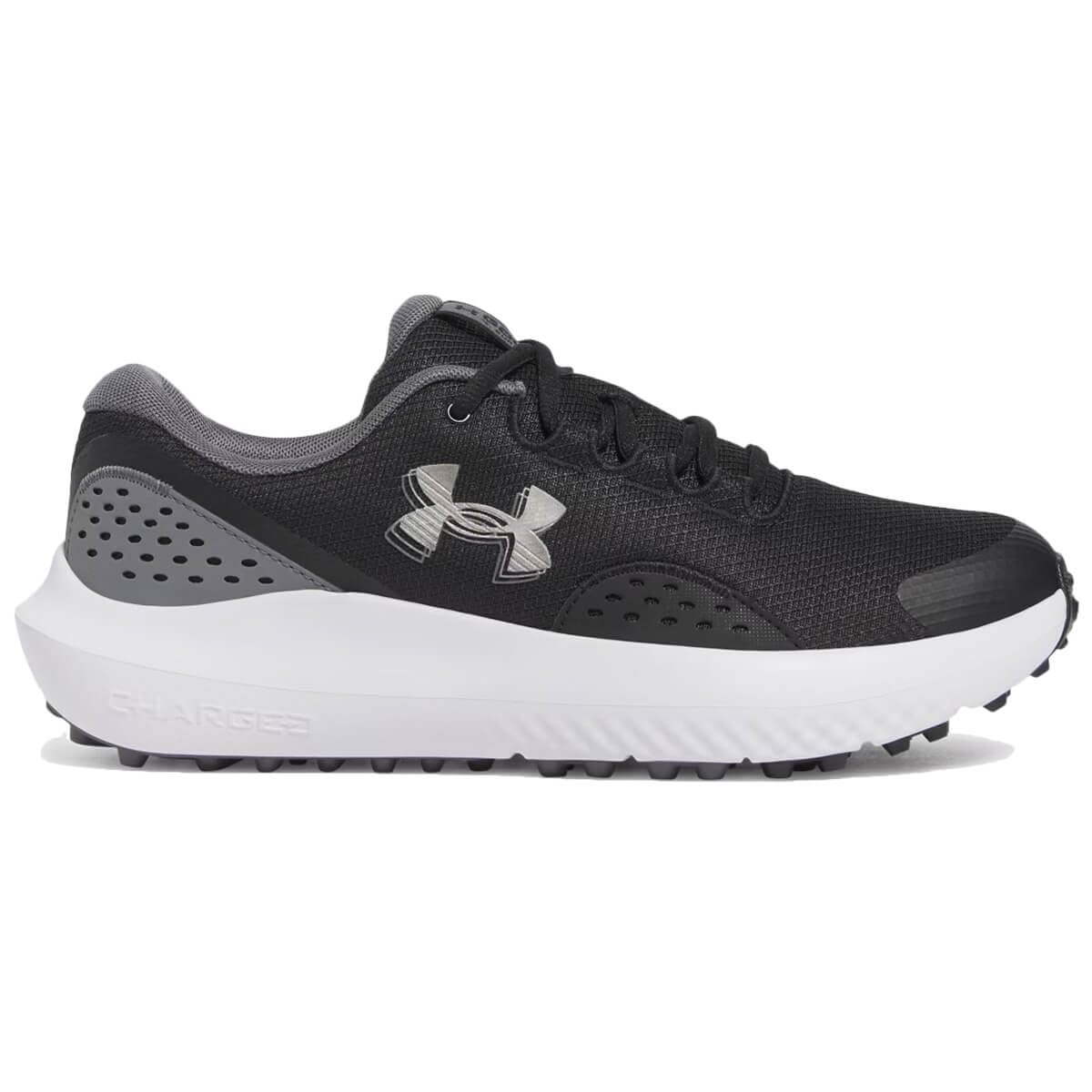 Under Armour Men's Surge Golf Cleat, (014) Halo Gray/Halo Gray/Metallic Silver, 13, USUnder Armour Men's Surge Golf Cleat, (014) Halo Gray/Halo Gray/Metallic Silver, 13, US