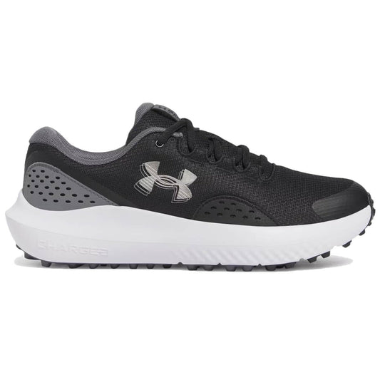 Under Armour Men's Surge Golf Cleat, (014) Halo Gray/Halo Gray/Metallic Silver, 13, USUnder Armour Men's Surge Golf Cleat, (014) Halo Gray/Halo Gray/Metallic Silver, 13, US