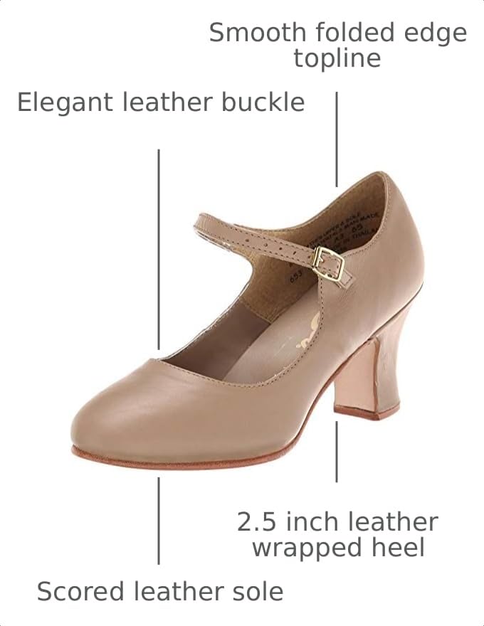 Capezio Women's Manhattan, Caramel, 5.5 M USCapezio Women's Manhattan, Caramel, 5.5 M US open box