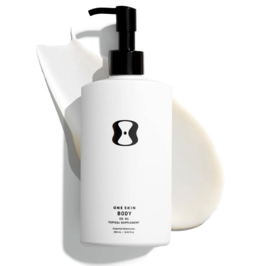 OneSkin BODY OS-01 Peptide Topical Supplement & Skin Longevity Age Reversal Moisturizer | Safe for Sensitive Skin, Fragrance-Free, 250 mL / 8.45 oz