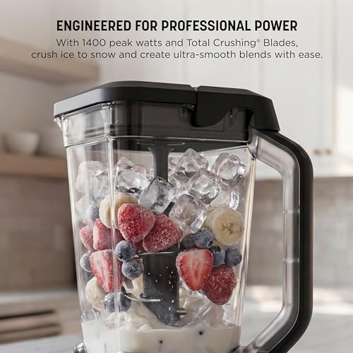 Ninja Professional Plus Blender with Auto-iQ | Smoothie and Ice Cream Maker, Frozen Drink Mixer, Margarita Machine | Total Crushing Pitcher