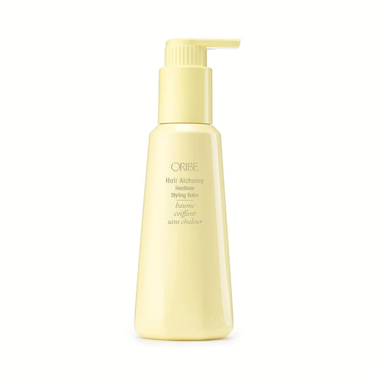 Oribe Hair Alchemy Heatless Styling Balm - Defines Heatless & Air-Dried Styles - Reduces Breakage & Strengthens Hair - Softens, Adds Shine & Smooths Frizz - For Fine & Medium Hair - 5 oz