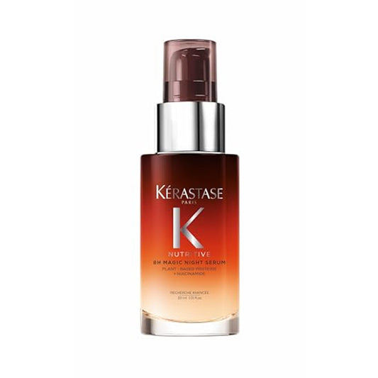 Kerastase Nutritive 8H Magic Night Serum - Overnight Treatment for Dry Hair, Enhances Shine, Nourishes and Reduces Frizz, With Plant-Based Proteins