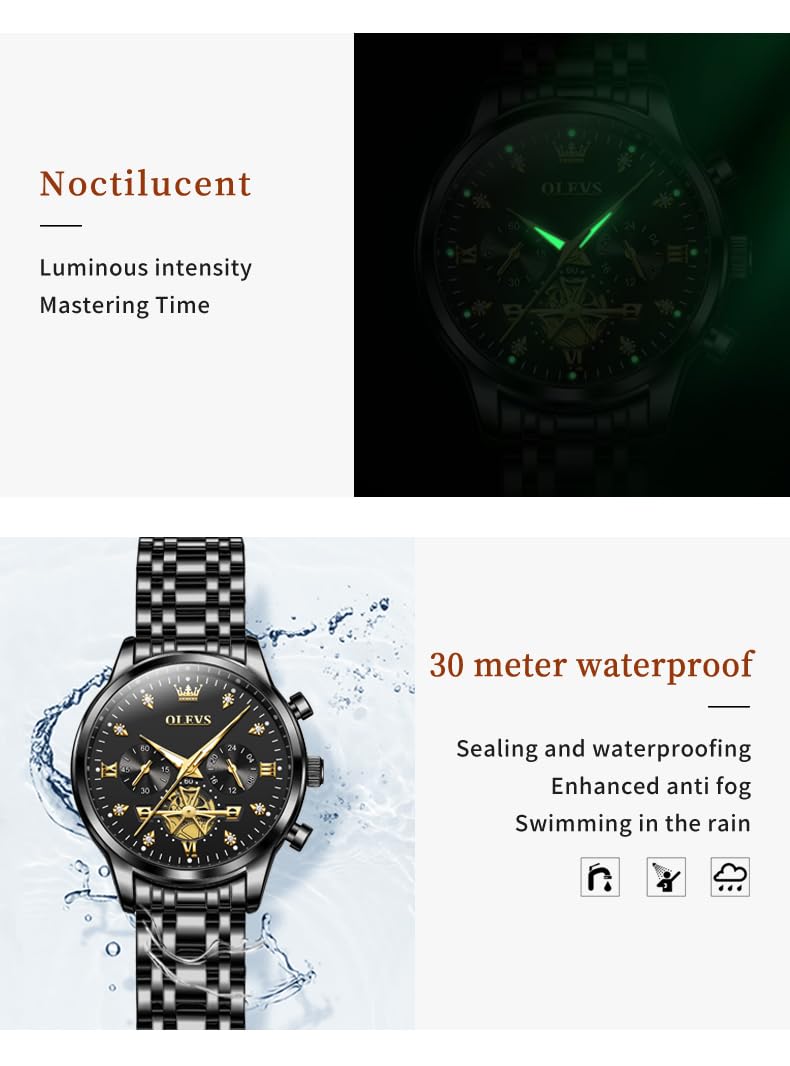 OLEVS Watch Women Silver Watches for Women Luxury for Small Wrists Dress Stainless Steel Women's Wrist Watches Easy to Read Reloj para Mujer Black/Blue/Gold/Green/Pink/Purple