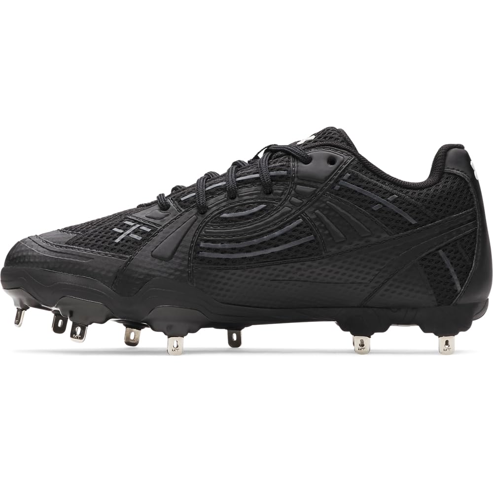 Under Armour Women's Glyde Sola Pro MT Softbal r l Cleats, (014) Halo Gray/White/Halo Gray, 9, USUnder Armour Women's Glyde Sola Pro MT Softball Cleats, (014) Halo Gray/White/Hal…