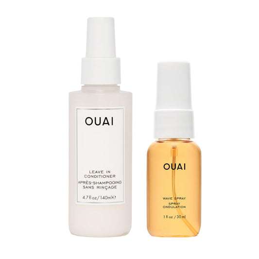 OUAI Leave In Conditioner & Heat Protectant for Hair - Prep Hair for Styling or Use as Detangling Spray to Fight Frizz & Flyaways - No Parabens, Sulfates or Phthalates (4.7 oz)