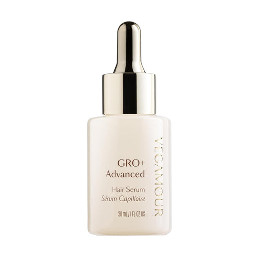 VEGAMOUR GRO+ Advanced Hair Serum | Improves Hair Density, Reduces Shedding and Promotes a Balanced Scalp | For Severe Signs of Thinning | Formulated Without Fragrance, Vegan, Cruelty-Free