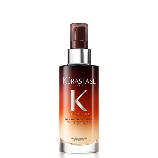 Kerastase Nutritive 8H Magic Night Serum - Overnight Treatment for Dry Hair, Enhances Shine, Nourishes and Reduces Frizz, With Plant-Based Proteins