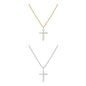 PAVOI 14K Gold Plated Cubic Zirconia Cross Necklace for Women | Cross Faith Pendant Necklaces
