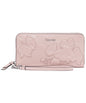 Calvin Klein Women's Key Item Saffiano Continental Zip Around Wallet With Wristlet Strap