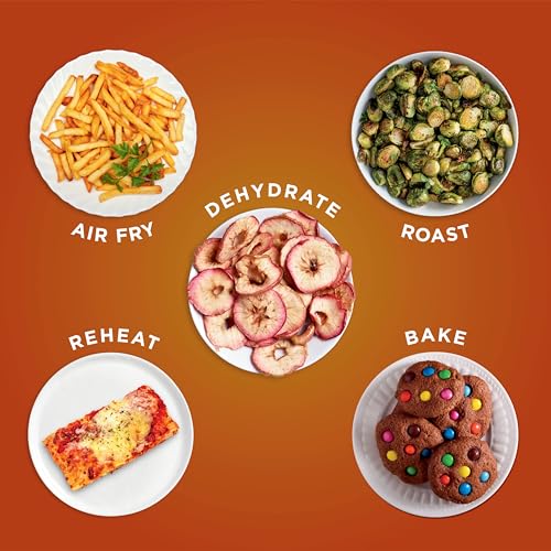 Ninja Air Fryer with Air Crisp | 5 QT Capacity fits up to 4lbs of Fries | 4-in-1 Pro Air Fry, Roast, Reheat, Dehydrate | 400°F Max Temp | 1750 Watts | W/Nonstick Basket & Crisper Plate | Grey | AF141