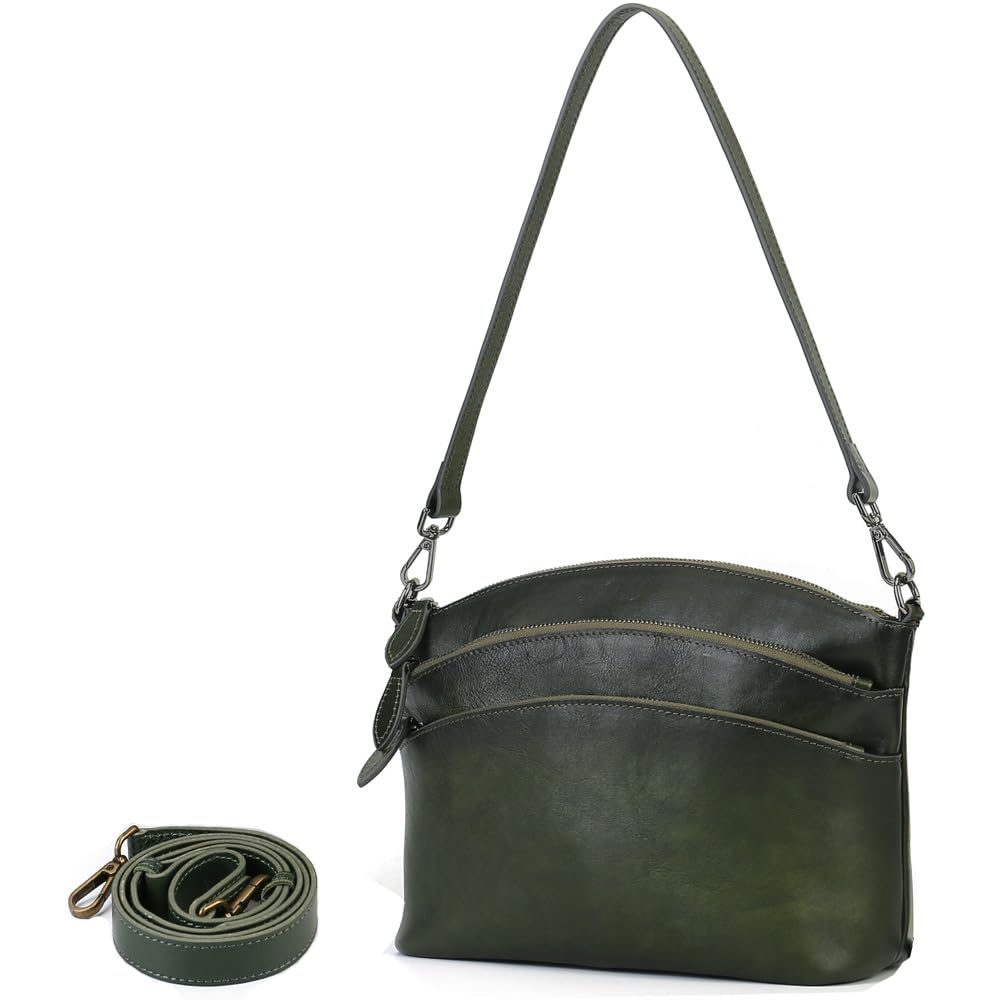 Genuine Leather Purses for Women Vintage Crossbody Bags for Women Hand Bags Women's Shoulder Handbags | Genuine Leather