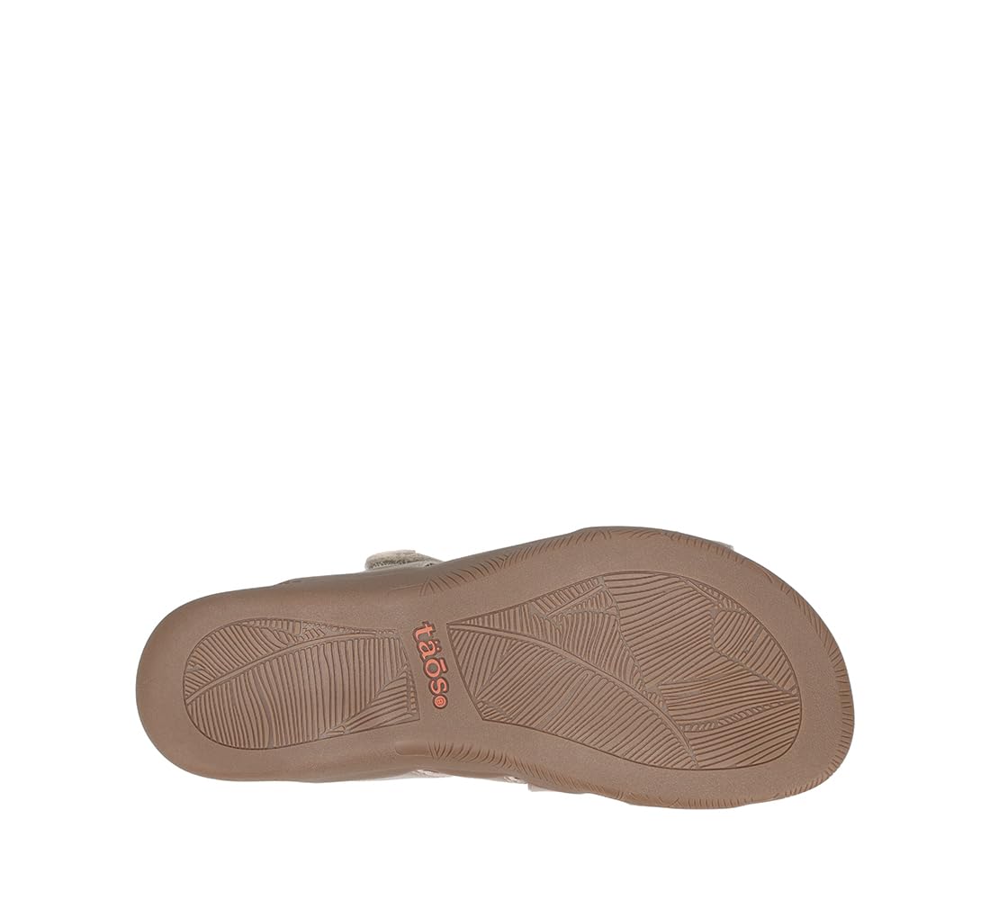 Taos Double U Premium Leather Women’s Sandal - Stylish Adjustable Strap Design with Arch Support, Cooling Gel Padding for All-Day Enjoyment and Walking Comfort