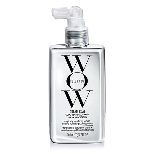 COLOR WOW Dream Coat Supernatural Spray, Anti-Humidity Frizz Control and Heat Protectant for Glassy, Shiny Hair