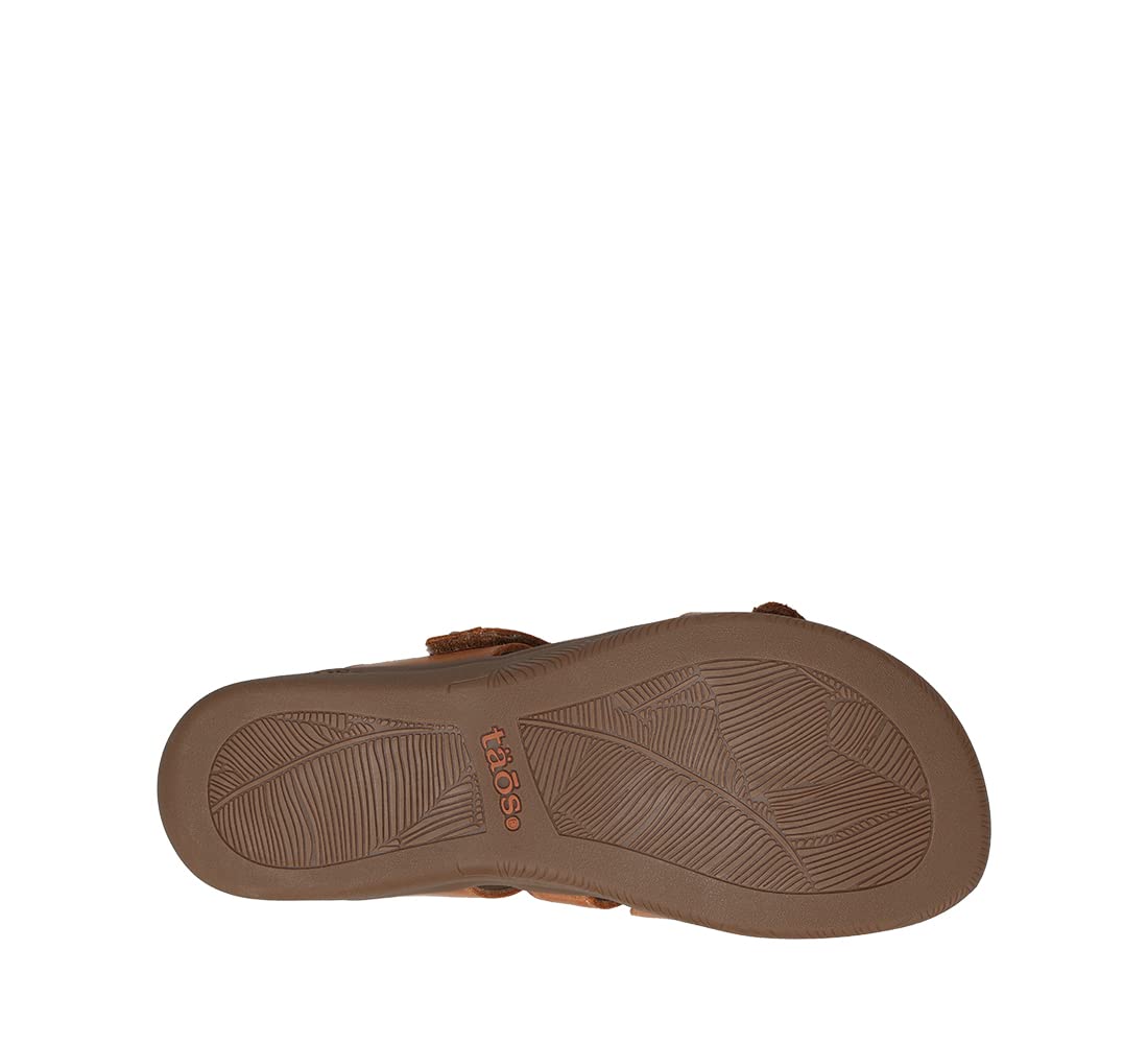 Taos Double U Premium Leather Women’s Sandal - Stylish Adjustable Strap Design with Arch Support, Cooling Gel Padding for All-Day Enjoyment and Walking Comfort