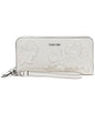 Calvin Klein Women's Key Item Saffiano Continental Zip Around Wallet With Wristlet Strap