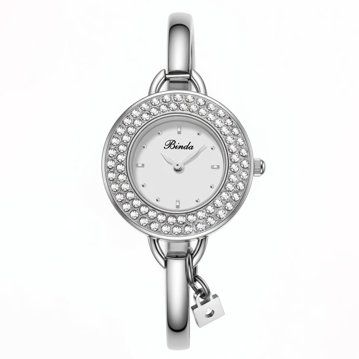 Binda Women's Quartz Watch – Stainless Steel Bracelet, Round Elegant Dial, Suitable for Daily and Formal Wear, Gift Box Included