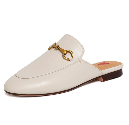 Vertundy Women's Mules Loafers Low Heel Flats Leather Slip On Backless Sandals for Girls Lady Work SlidesVertundy Women's Mules Loafers Low Heel Flats Leather Slip On Backless Sandals for Gi… 7.5