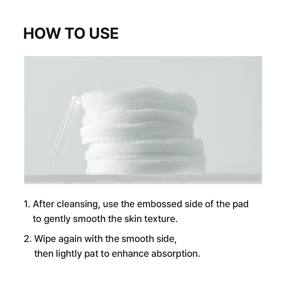 Needly Daily Toner Pad I Exfoliating Pads for Face with BHA & PHA(80 Pads), Deep Hydration, Pore Minimizer for Face, Centella, Tea Tree, High Volume Essence, Extra Large Cotton Pad, Korean Skin Care
