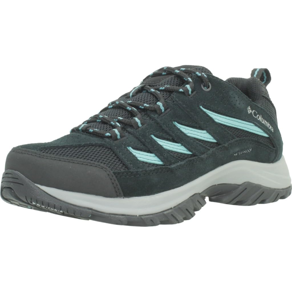 Columbia Womens Crestwood Waterproof, Graphite/Wild Iris, 8Columbia Womens Crestwood Waterproof, Graphite/Wild Iris, 8