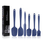 Silicone Spatulas Set, Rubber Spoon Spatula Heat Resistant Spoonula One Piece Design Seamless Spatula Non-Stick Scrapers Baking Mixing Tool