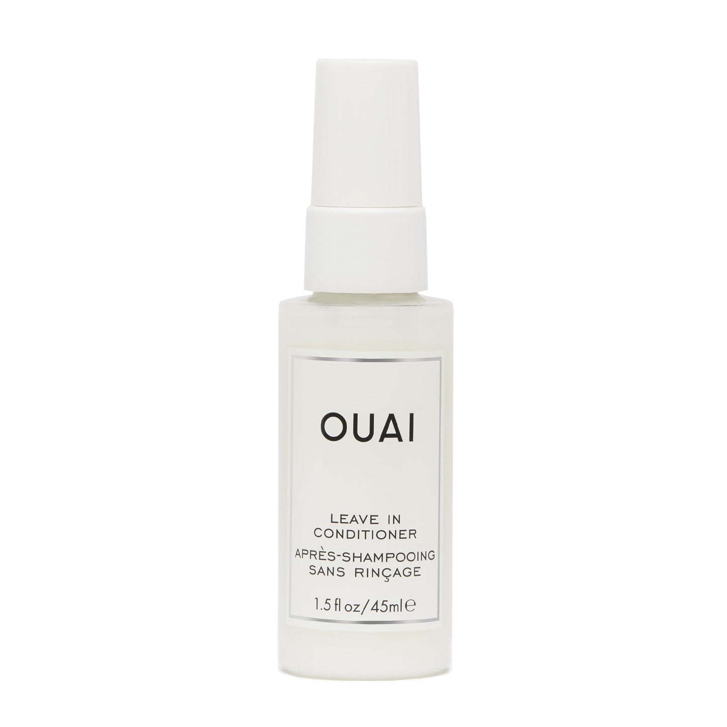 OUAI Leave In Conditioner & Heat Protectant for Hair - Prep Hair for Styling or Use as Detangling Spray to Fight Frizz & Flyaways - No Parabens, Sulfates or Phthalates (4.7 oz)