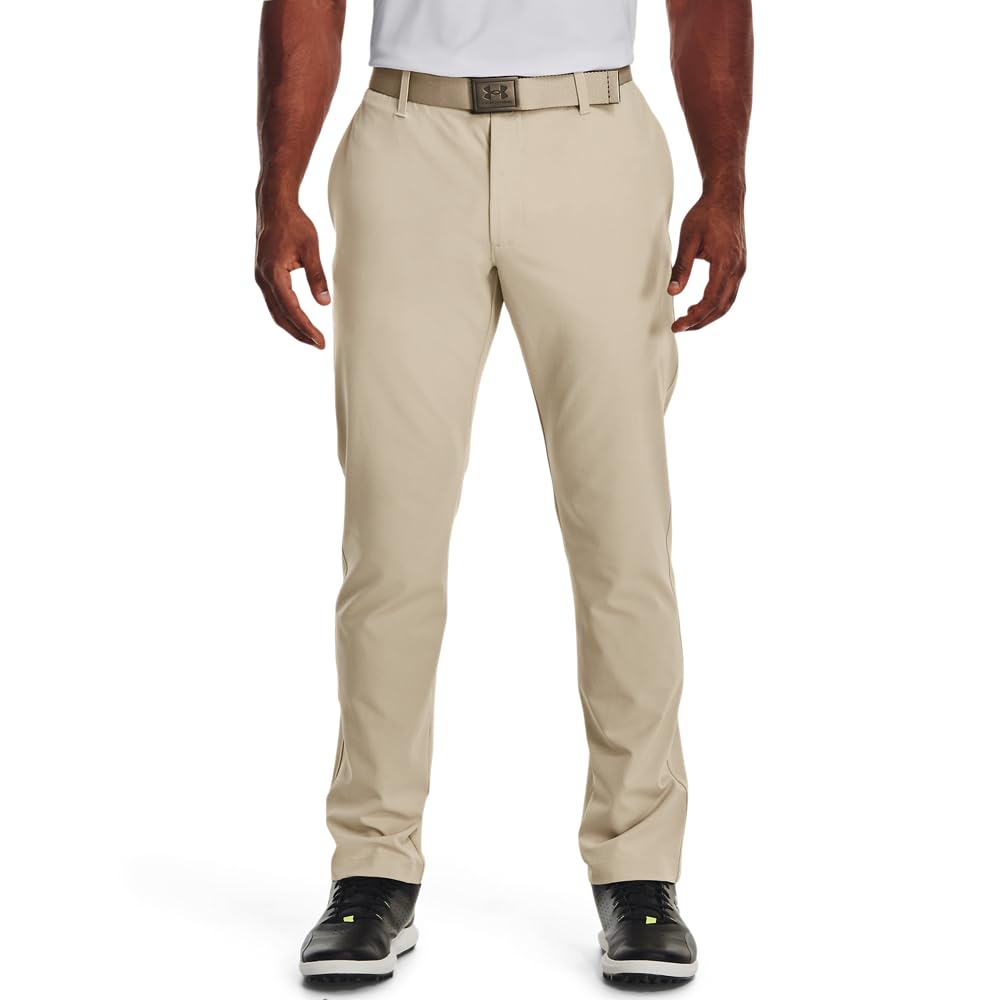 Under Armour Men's Golf Pants, (289) Khaki Base / / Khaki Base, 40/32