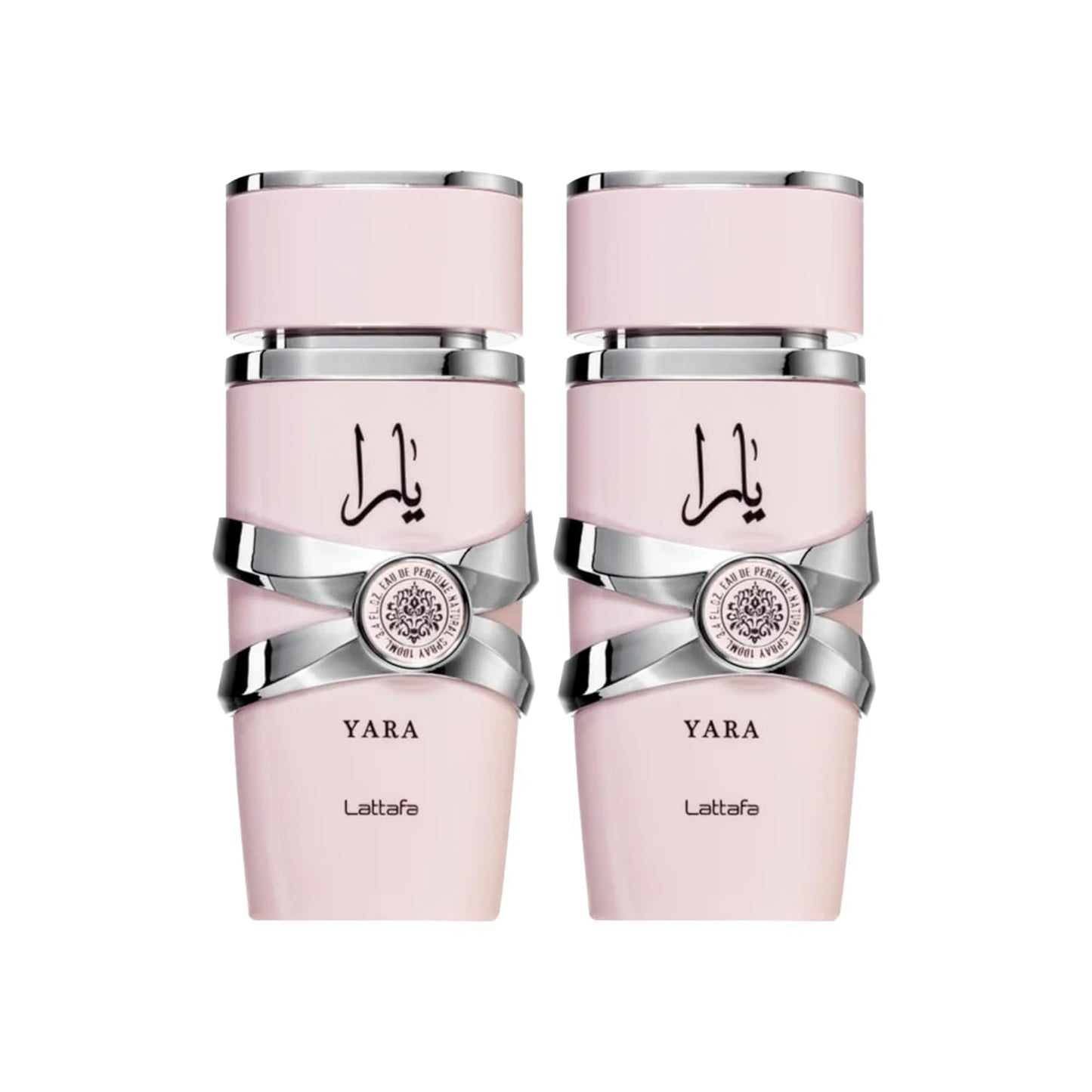 Lattafa Yara for Women Eau de Parfum Spray, 3.4 Ounce (Pack of 2)