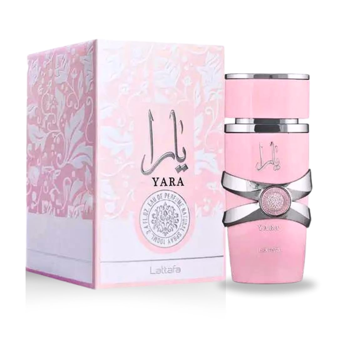 Lattafa Yara Tous - Tropical, Fruity, Floral, Vanilla - Eau de Parfum Long-Lasting Fragrance for Women, 3.40 Ounce / 100 ml