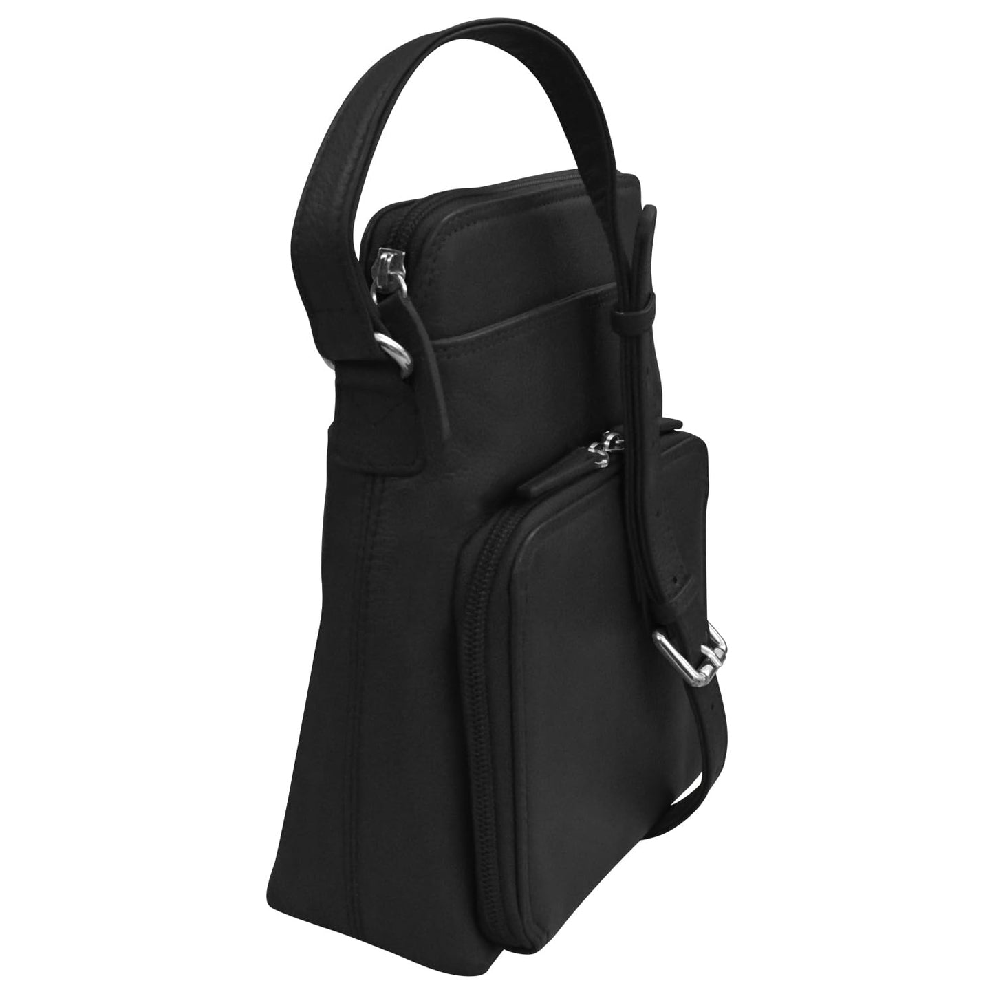 ili New York Genuine Leather Crossbody Bags for Women - Premium RFID Blocking Shoulder Bag Organizer with Adjustable Strap