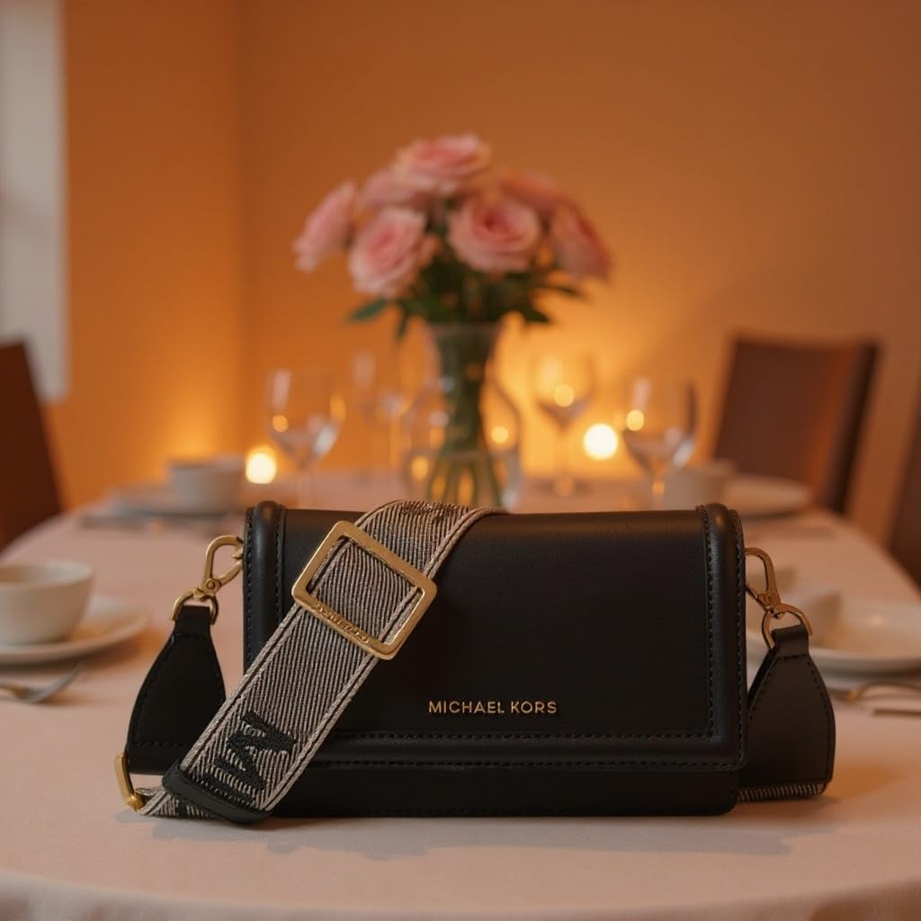 MICHAEL Michael Kors Jet Set Small Phone Web Strap Crossbody