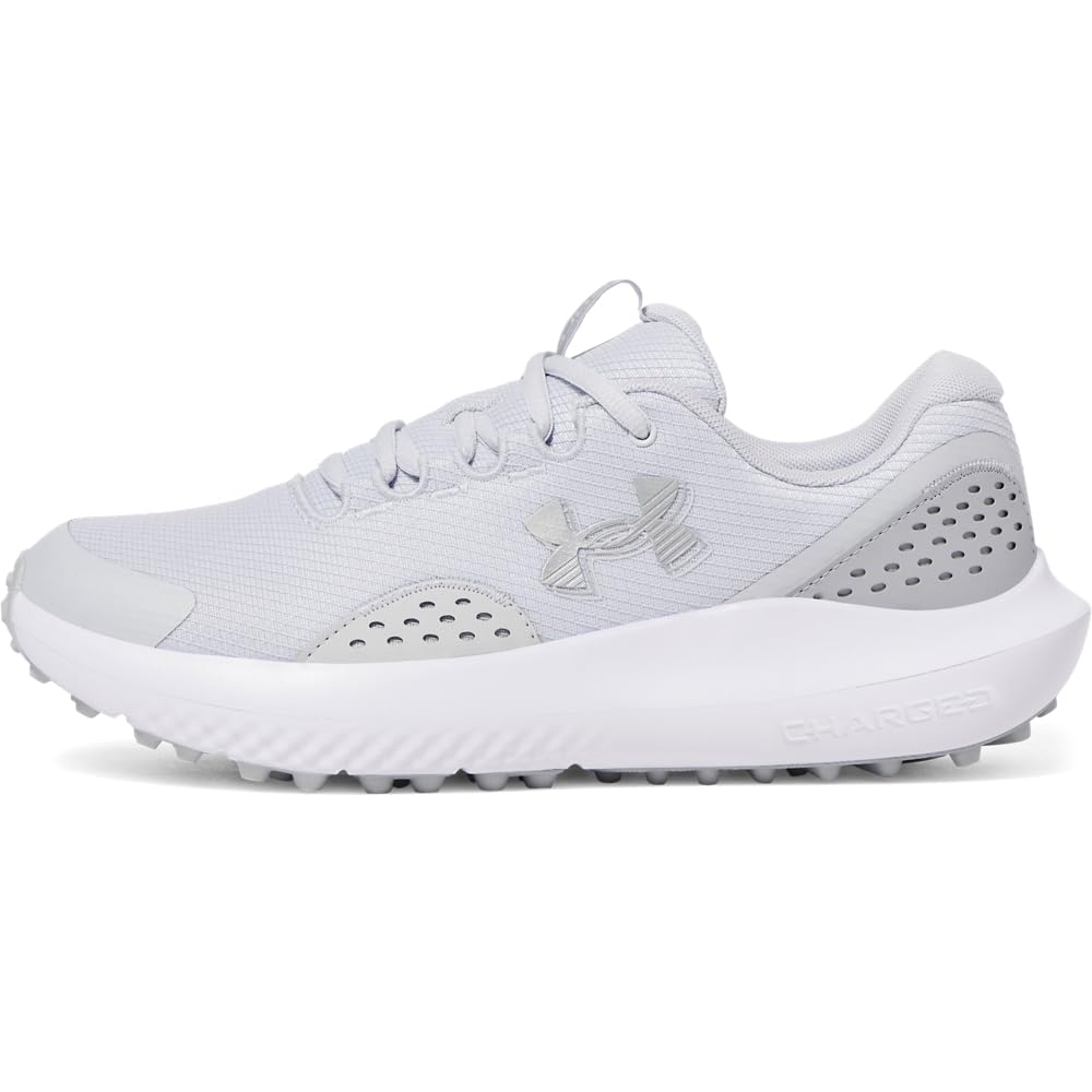 Under Armour Men's Surge Golf Cleat, (014) Halo Gray/Halo Gray/Metallic Silver, 13, USUnder Armour Men's Surge Golf Cleat, (014) Halo Gray/Halo Gray/Metallic Silver, 13, US