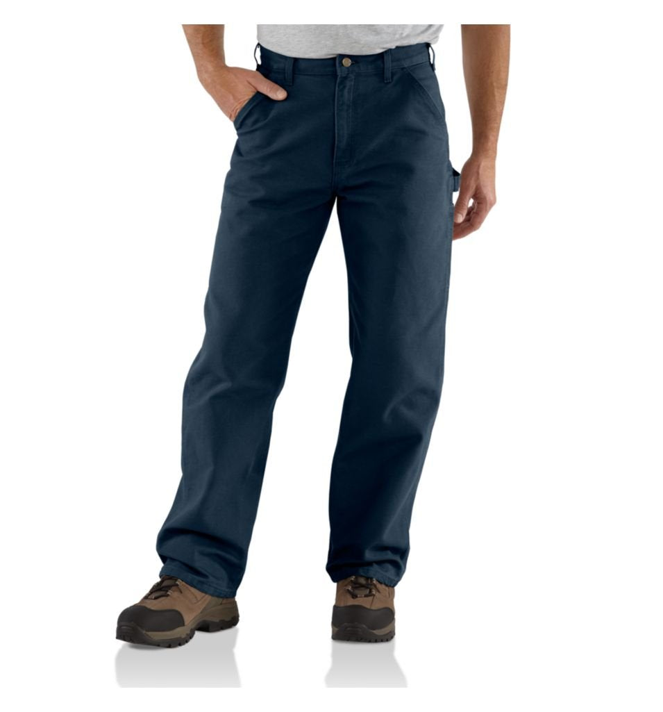 Carhartt Men's Loose Straight Washed Duck Dungaree, Midnight, W34 x L34