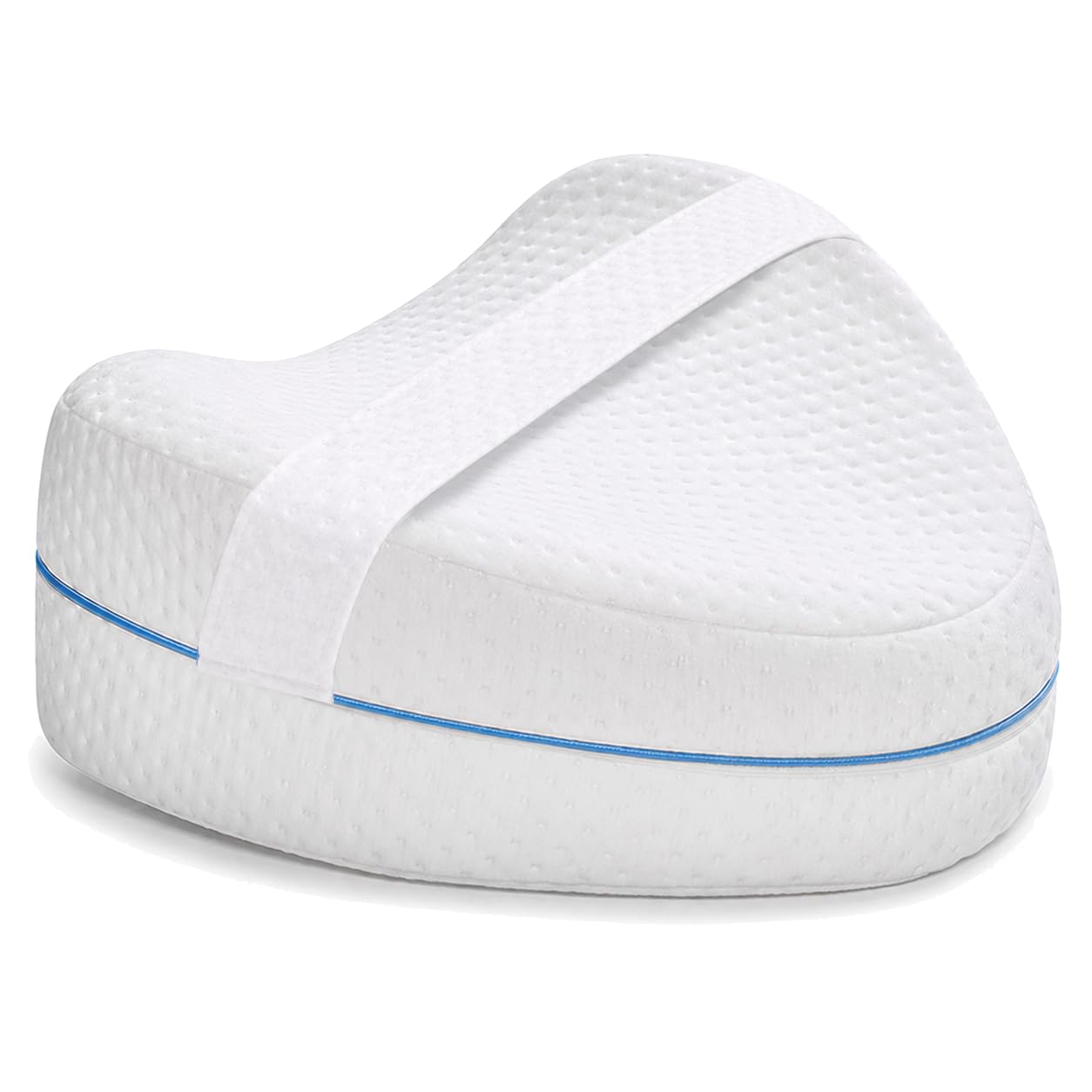 Contour Legacy Cool Leg & Knee Foam Support Pillow for Side Sleepers Soothing Relief for Back, Hips, Knees, Joints, Nerves & Muscles