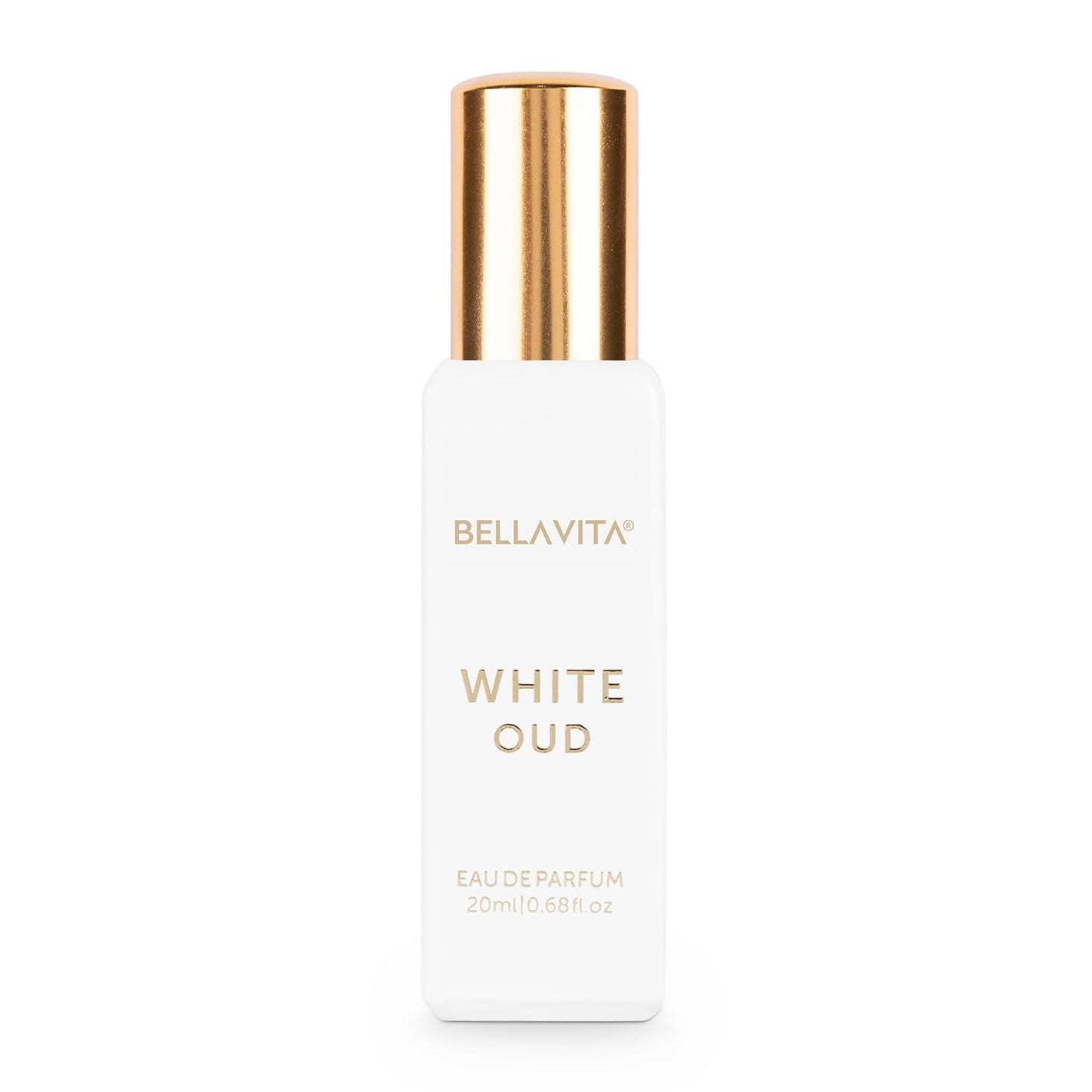 Bellavita Luxury WHITE OUD Eau de Parfum | 20 ml (0.7 fl.oz.) | Travel Size Perfume for Men and Women | Fruity, Artemisia Lemon, Freesia, and Tobacco Notes | Long Lasting Unisex Fragrance