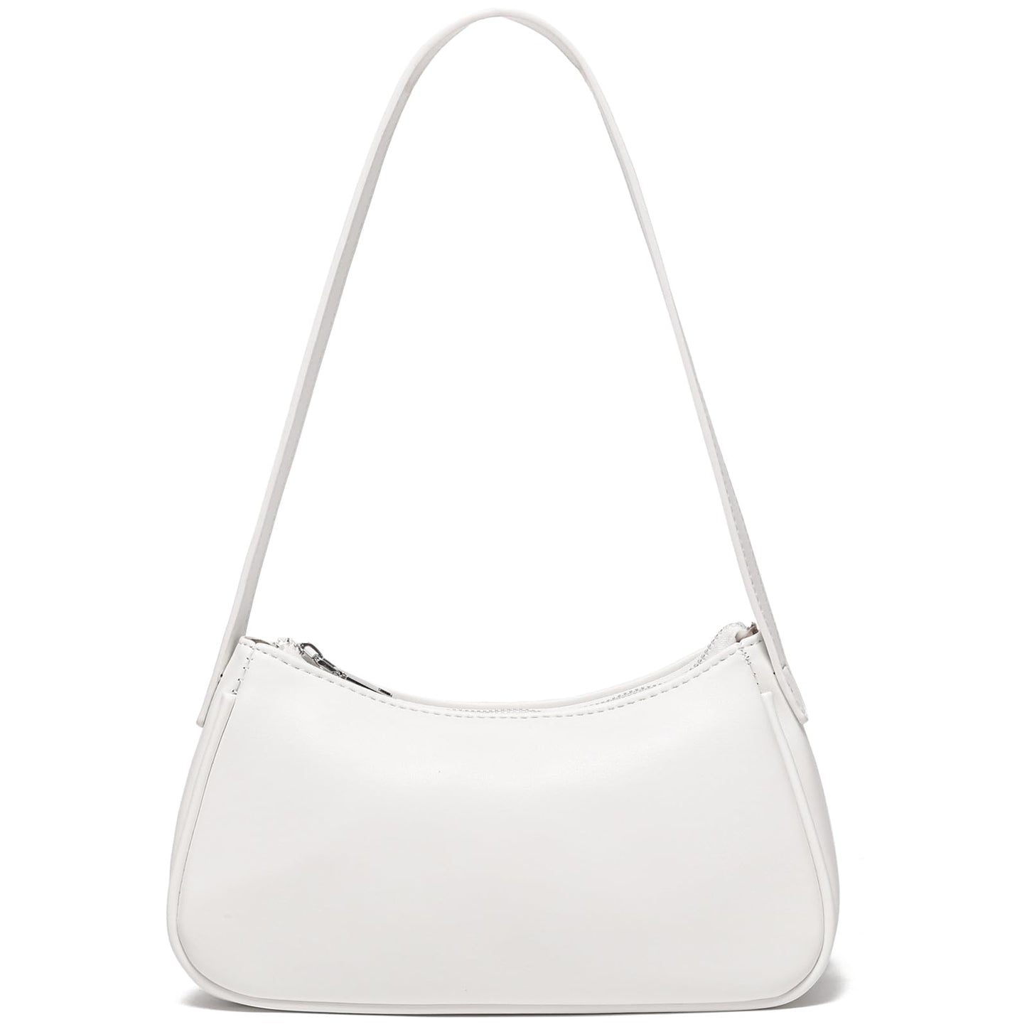 Small Shoulder Bag for Women Cute Mini Purse Trendy Vegan Leather Y2k Crescent Handbag