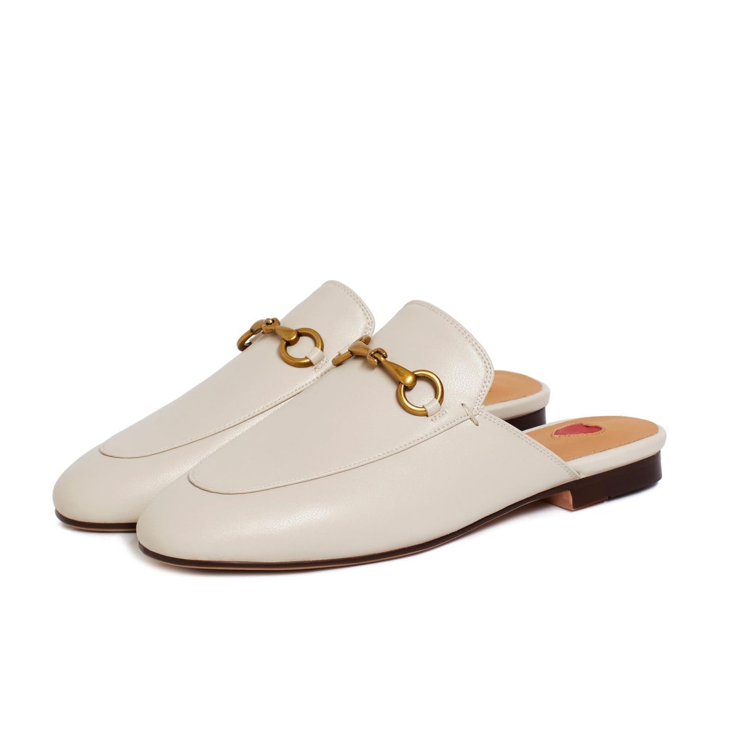 Vertundy Women's Mules Loafers Low Heel Flats Leather Slip On Backless Sandals for Girls Lady Work SlidesVertundy Women's Mules Loafers Low Heel Flats Leather Slip On Backless Sandals for Gi… 7.5