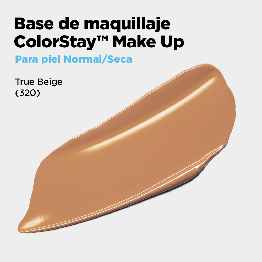Revlon Liquid Foundation, ColorStay Face Makeup for Normal & Dry Skin, SPF 20, Longwear Medium-Full Coverage with Natural Finish, 240 Medium Beige, 1 Fl Oz