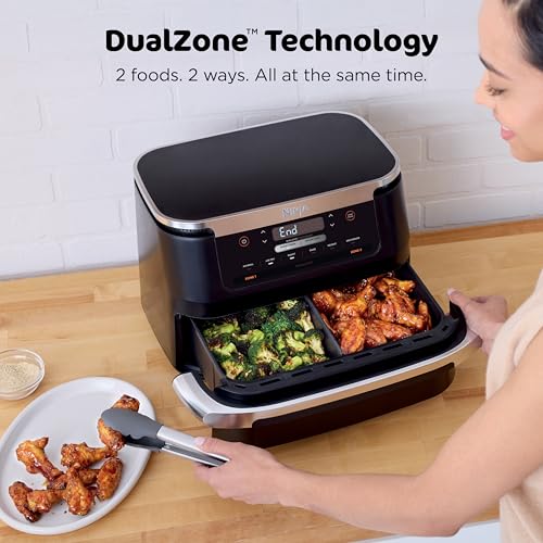 Ninja | Air Fryer | Finish Cooking Multiple Foods at the Same Time