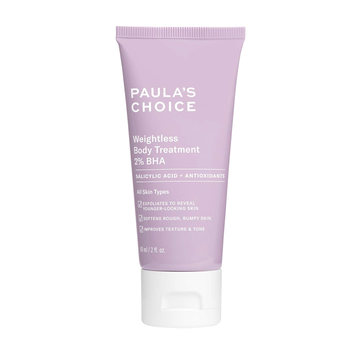Paula's Choice Weightless Body Lotion Treatment 2% BHA, Salicylic Acid & Chamomile Lotion Exfoliant, Body Moisturizer for Keratosis Pilaris (KP) Prone Skin & Clogged Pores, Fragrance-Free